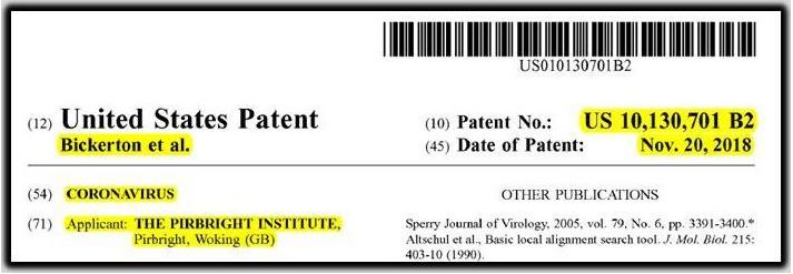 pirbright patent
